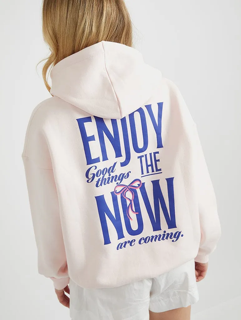 Enjoy The Now Hoodie sold by Skinnydip London