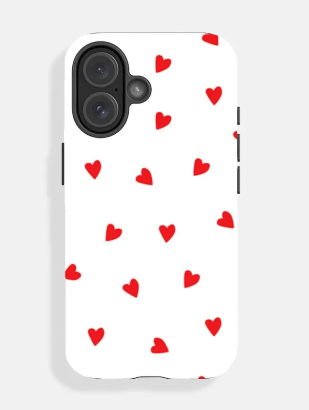 Ditsy Heart Ultra Protective iPhone Case sold by Skinnydip London