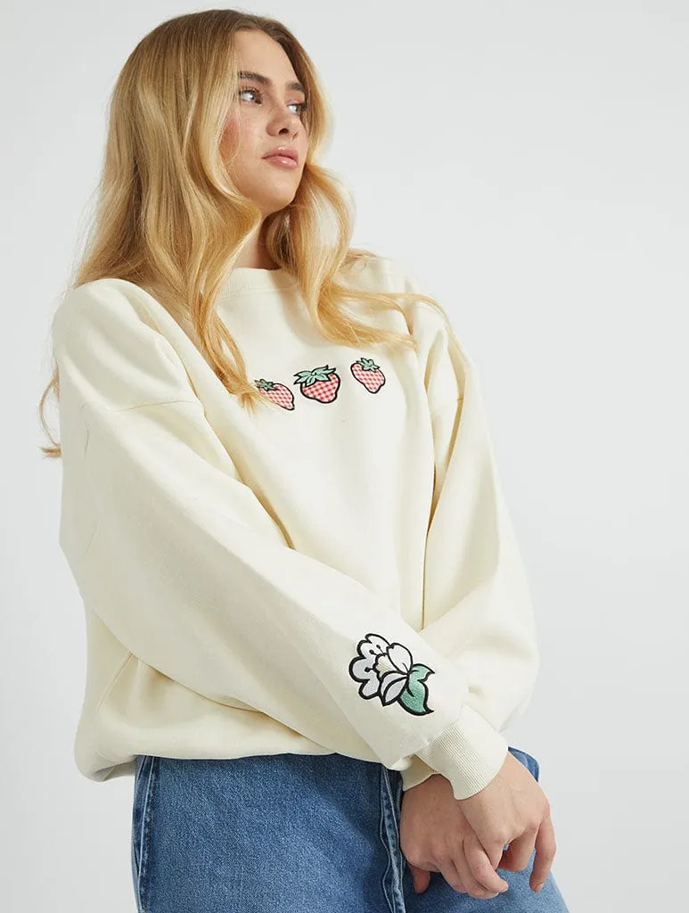 Strawberry Shortcake x Skinnydip Social Club Sweatshirt sold by Skinnydip London product image thumbnail 4