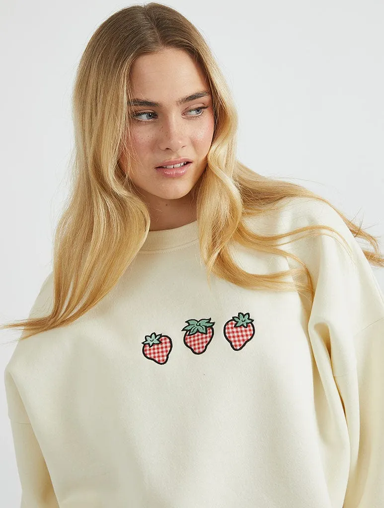 Strawberry Shortcake x Skinnydip Social Club Sweatshirt sold by Skinnydip London product image thumbnail 2
