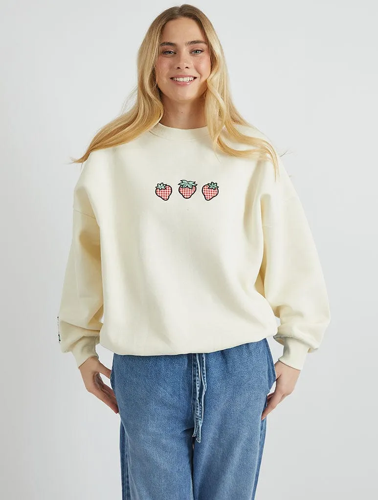 Strawberry Shortcake x Skinnydip Social Club Sweatshirt sold by Skinnydip London product image thumbnail 3