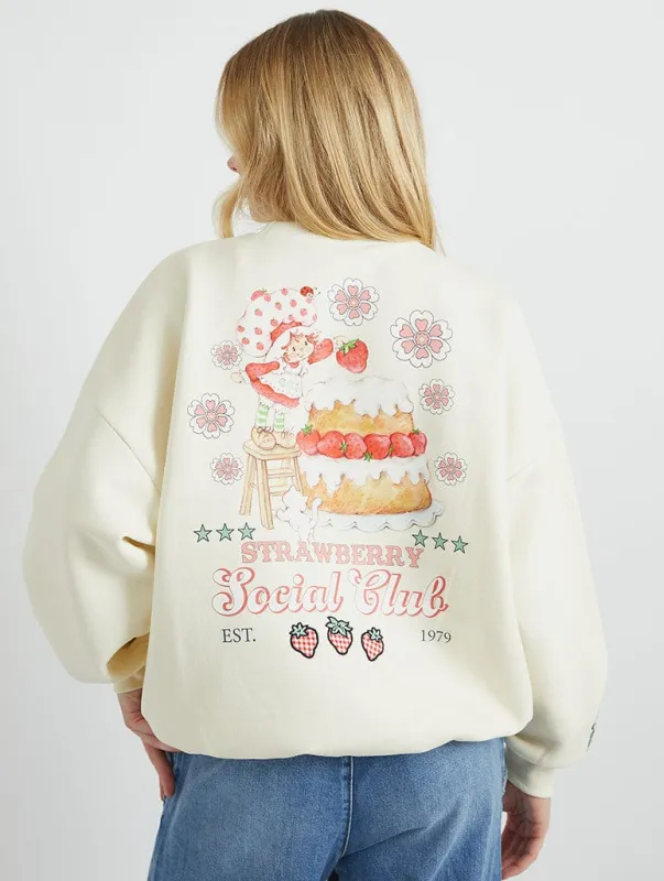 Strawberry Shortcake x Skinnydip Social Club Sweatshirt sold by Skinnydip London