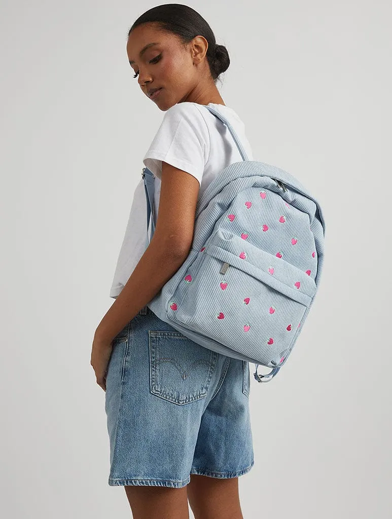 Ditsy Strawberry Backpack sold by Skinnydip London product image thumbnail 2