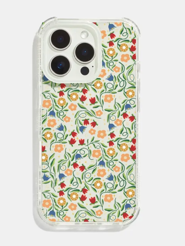 Meg Harriet x Skinnydip Flower Garden Shock iPhone Case sold by Skinnydip London