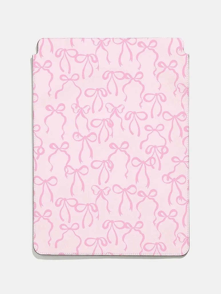 Pink Bows Tablet Sleeve sold by Skinnydip London