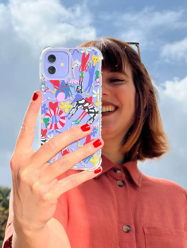 Juani Bengali x Skinnydip Dogs And Hearts Case Shock iPhone Case sold by Skinnydip London product image thumbnail 3