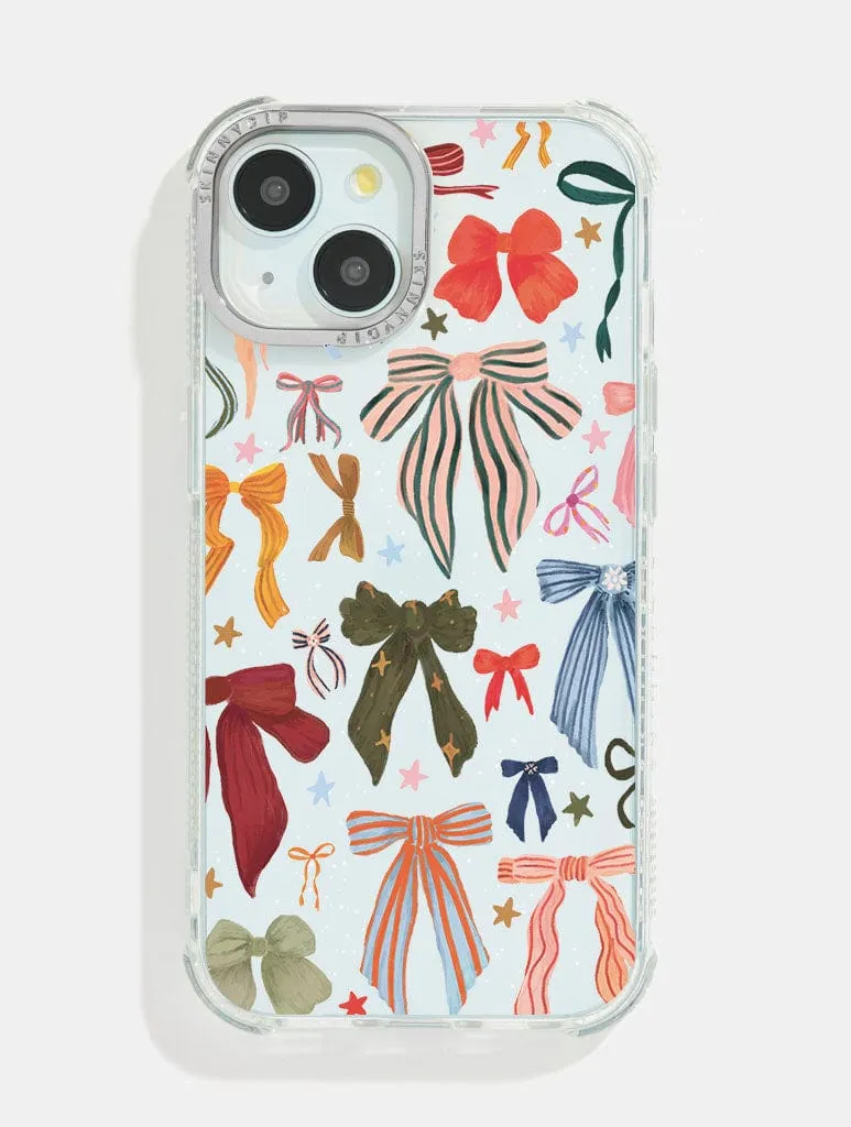 Kate Fox x Skinnydip Bows Shock iPhone Case sold by Skinnydip London