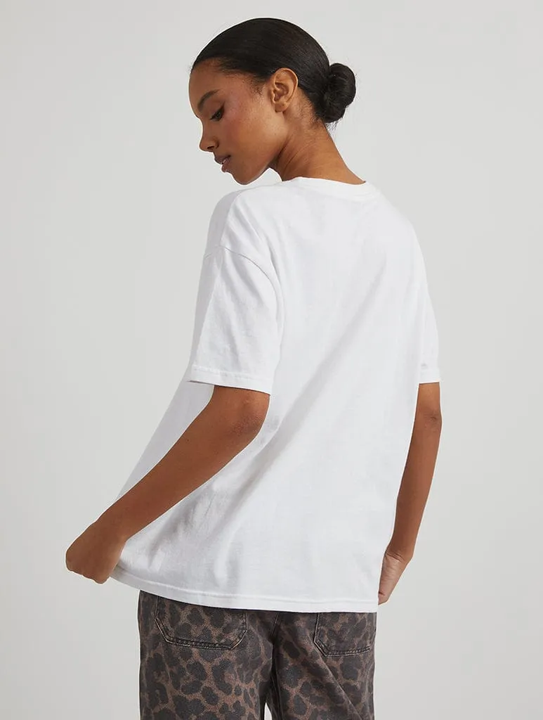 Wild West Horse T-Shirt in Ecru sold by Skinnydip London product image thumbnail 2