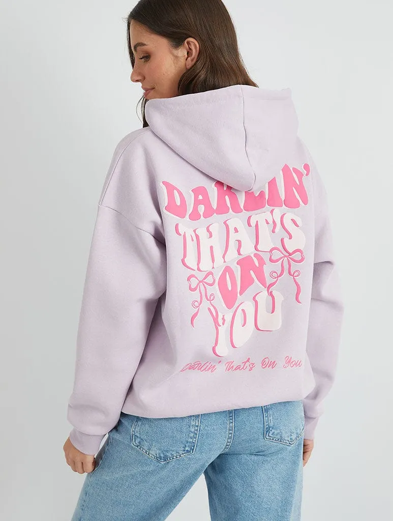 Darlin That's On You Hoodie sold by Skinnydip London