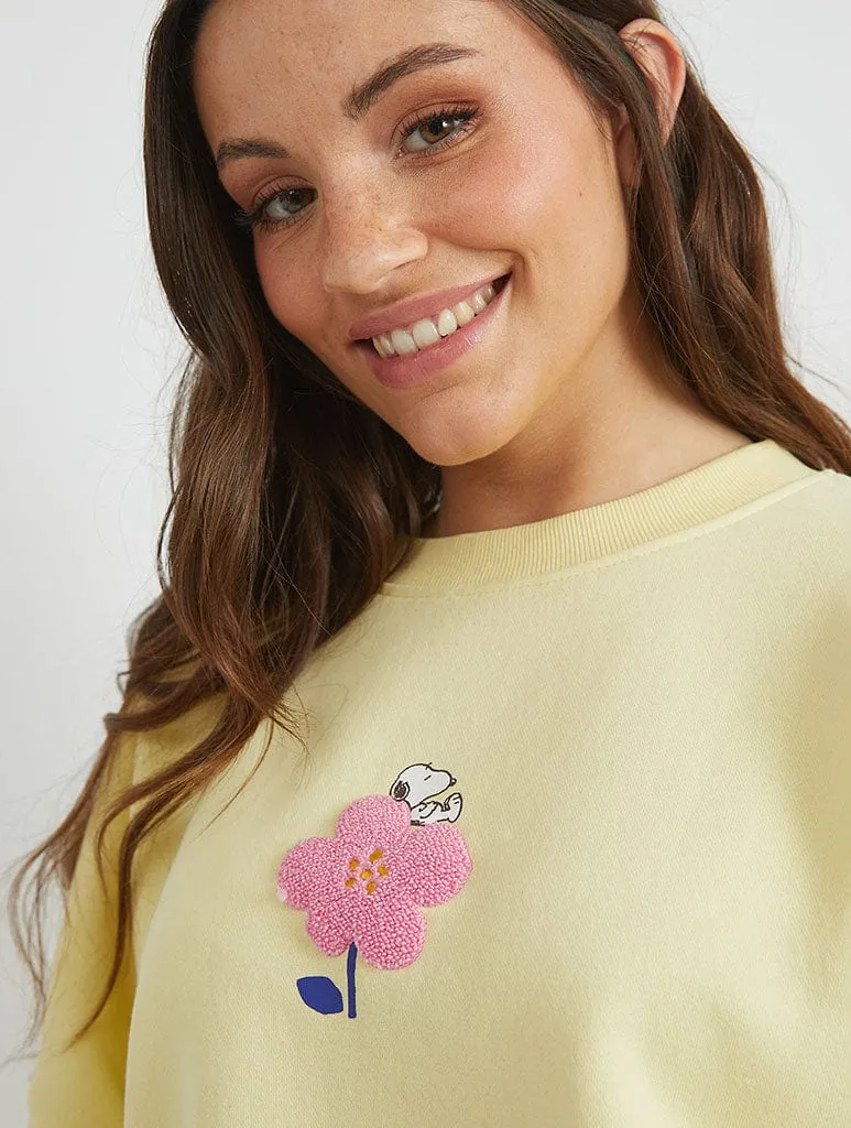 Snoopy x Skinnydip Flower Sweatshirt sold by Skinnydip London product image thumbnail 5