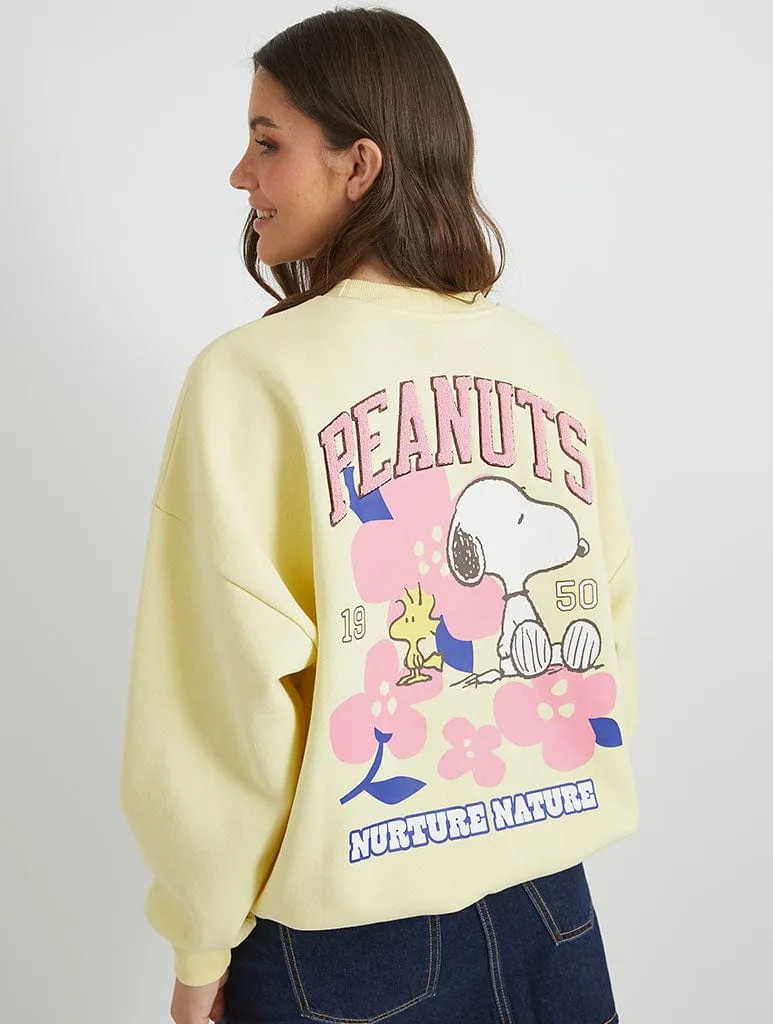 Snoopy x Skinnydip Flower Sweatshirt sold by Skinnydip London product image thumbnail 3