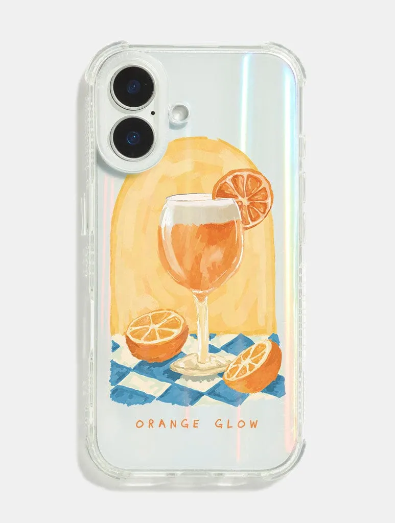 Orange Glow Shock iPhone Case sold by Skinnydip London