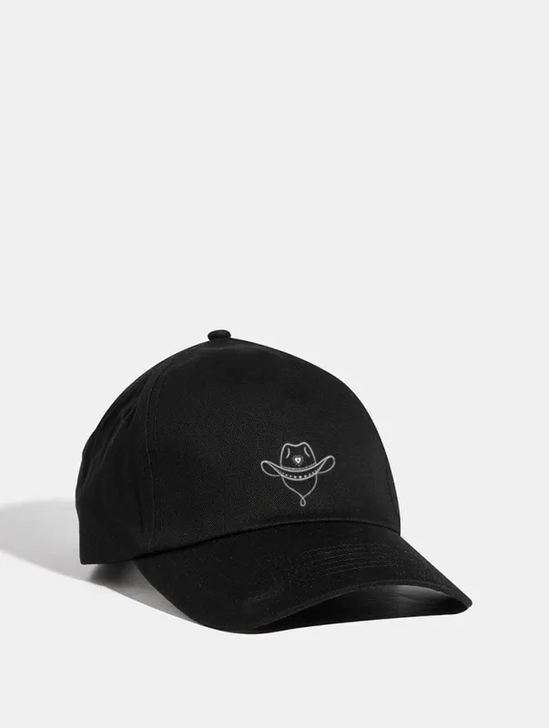 Cowboy Cap in Black sold by Skinnydip London