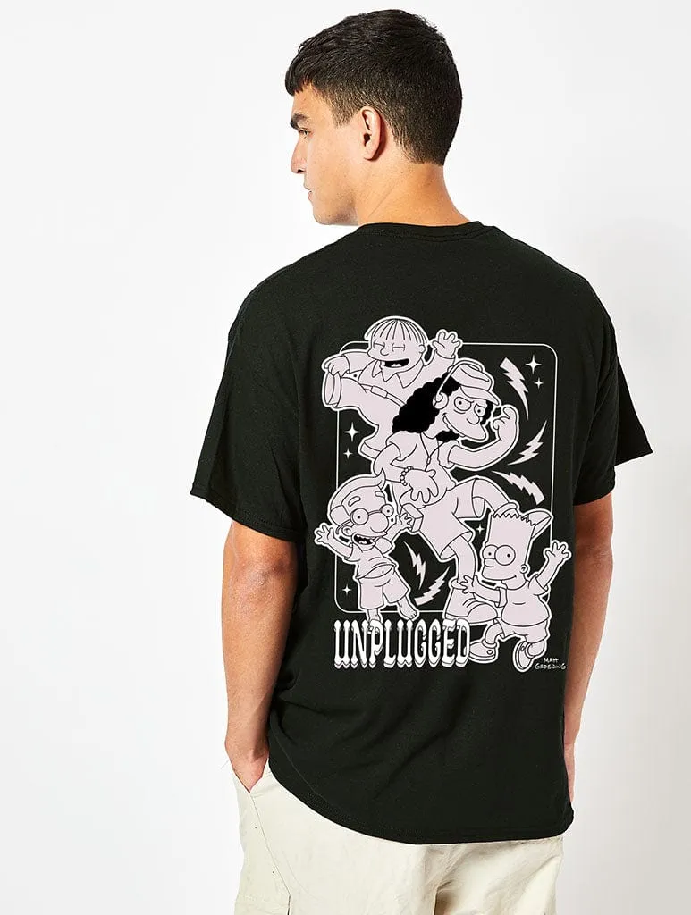 The Simpsons Otto Mann T-Shirt In Black sold by Skinnydip London