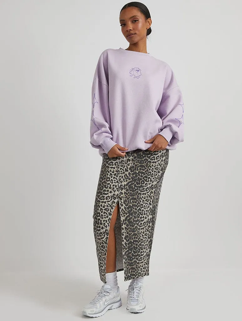 The Simpsons x Skinnydip Lizard Queen Sweatshirt sold by Skinnydip London product image thumbnail 4