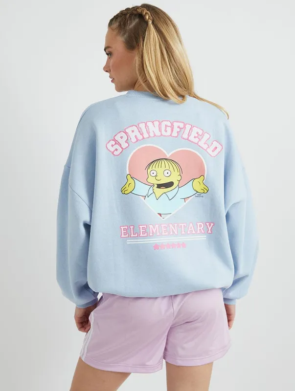 The Simpsons x Skinnydip Springfield Elementary Sweatshirt sold by Skinnydip London