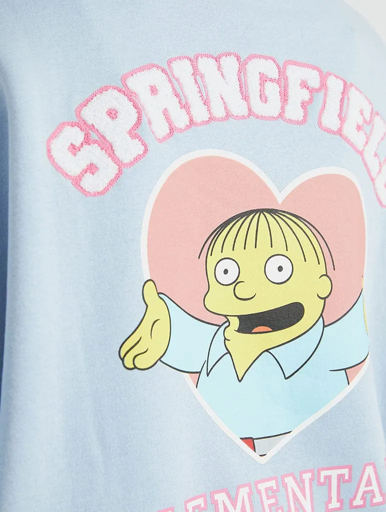 The Simpsons x Skinnydip Springfield Elementary Sweatshirt sold by Skinnydip London product image thumbnail 4