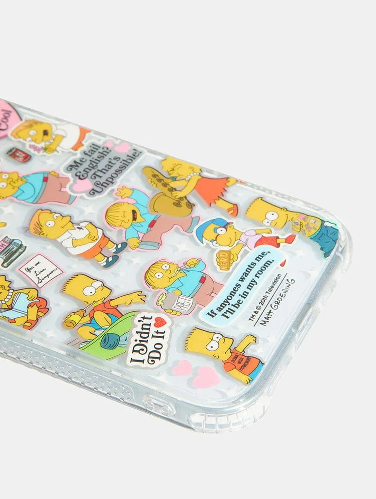 The Simpsons x Skinnydip My Mum Says I'm Cool Sticker Shock iPhone Case sold by Skinnydip London product image thumbnail 3