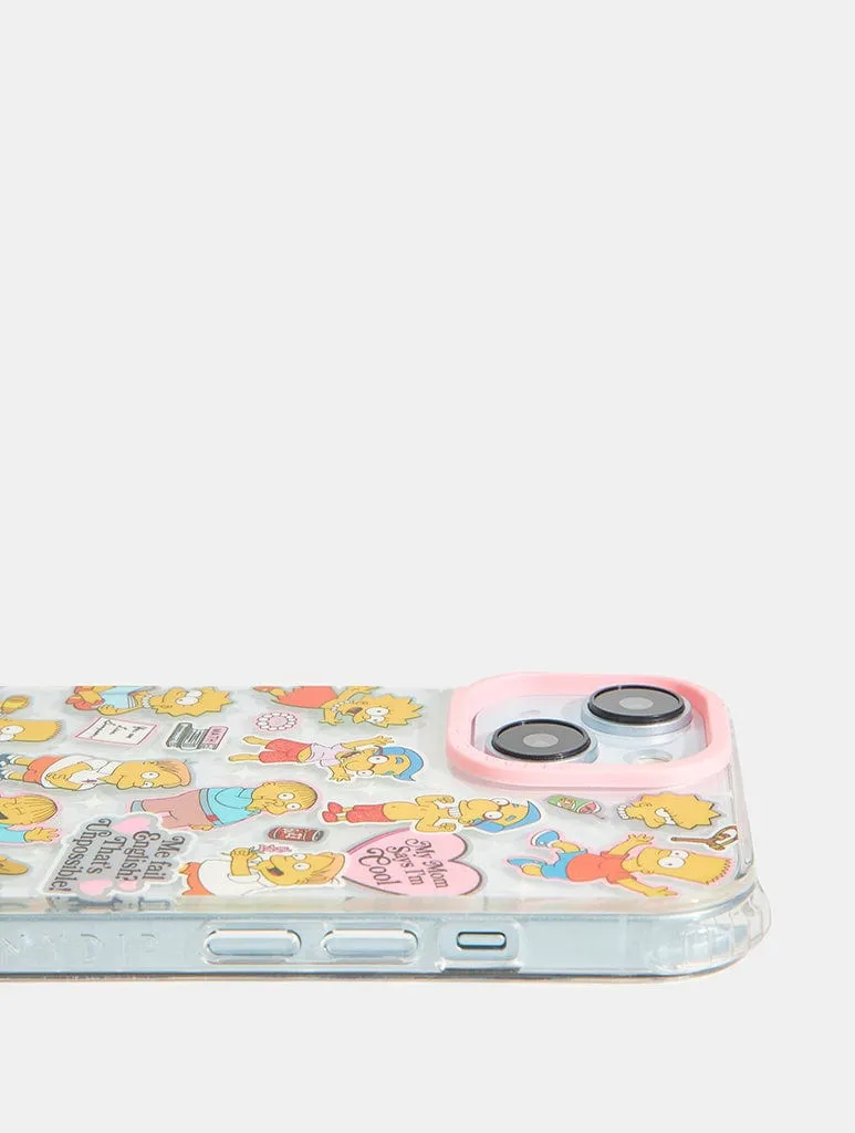 The Simpsons x Skinnydip My Mum Says I'm Cool Sticker Shock iPhone Case sold by Skinnydip London product image thumbnail 4