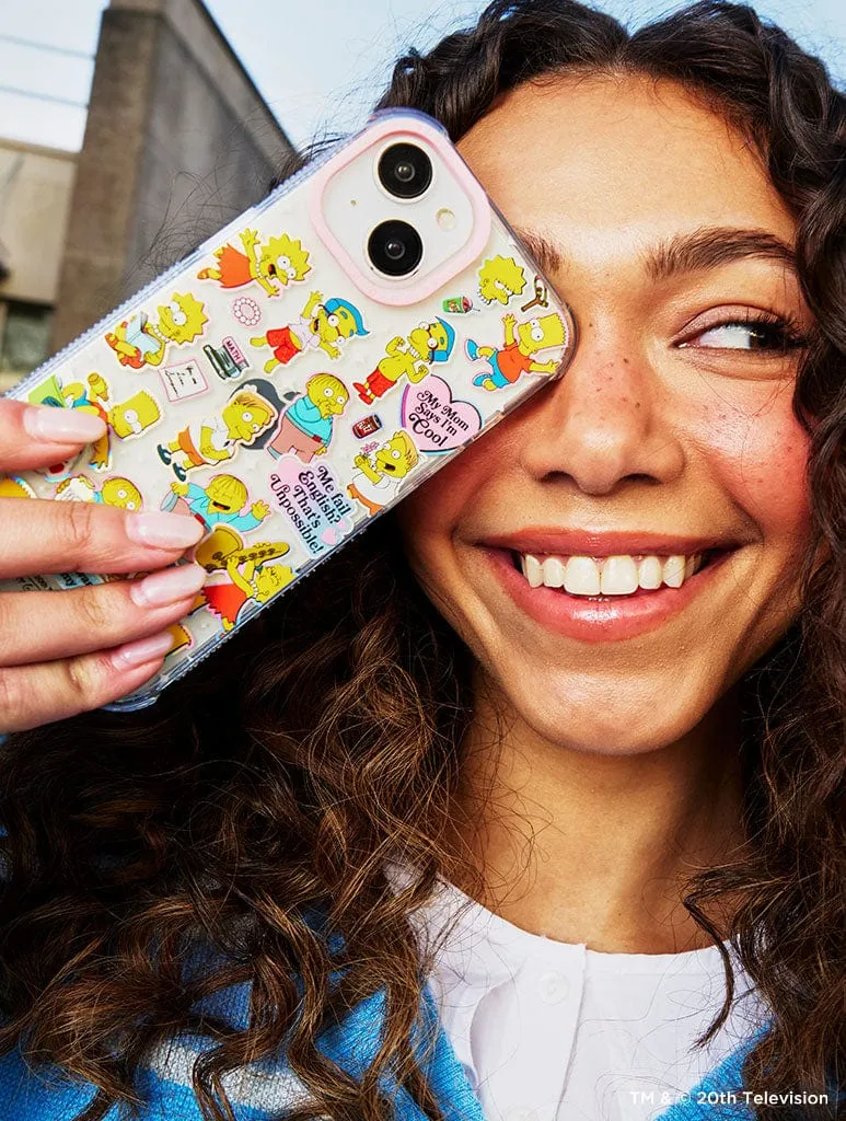 The Simpsons x Skinnydip My Mum Says I'm Cool Sticker Shock iPhone Case sold by Skinnydip London product image thumbnail 2