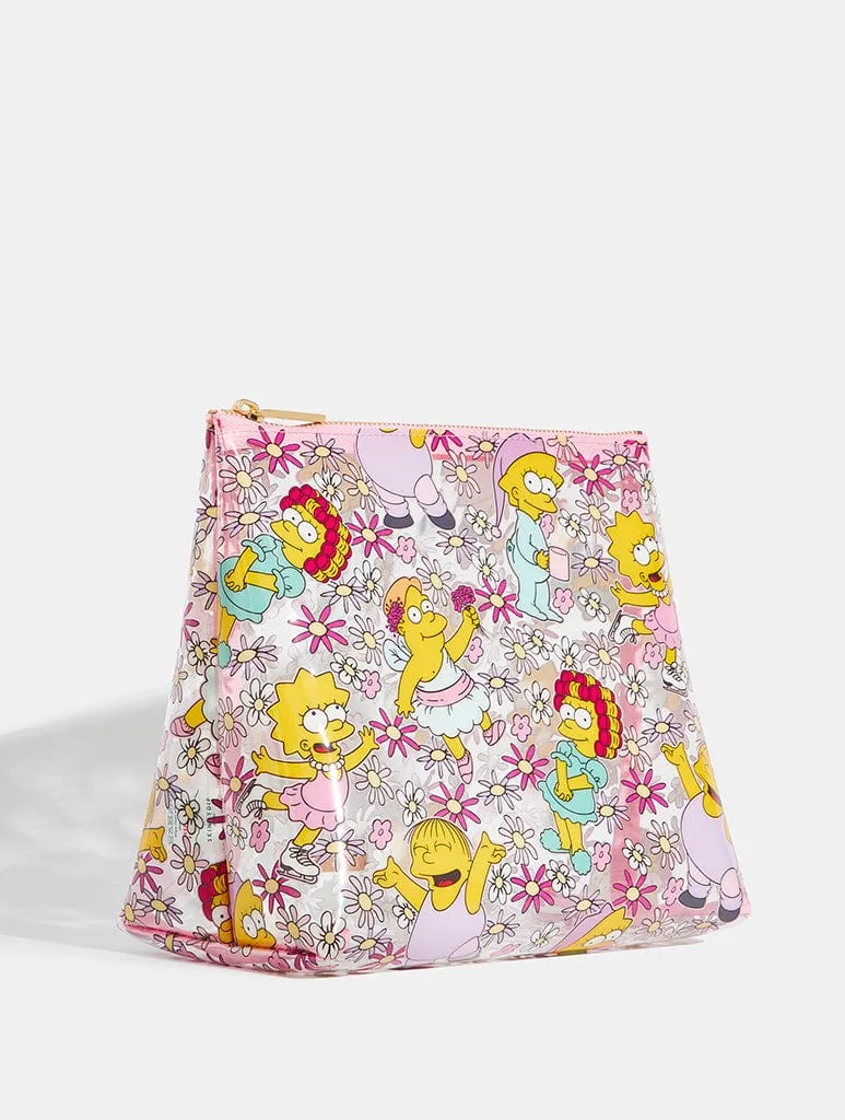 The Simpsons x Skinnydip Nerdy Floral Wash Bag sold by Skinnydip London product image thumbnail 3