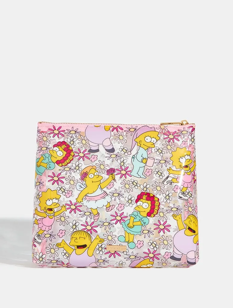 The Simpsons x Skinnydip Nerdy Floral Wash Bag sold by Skinnydip London product image thumbnail 2