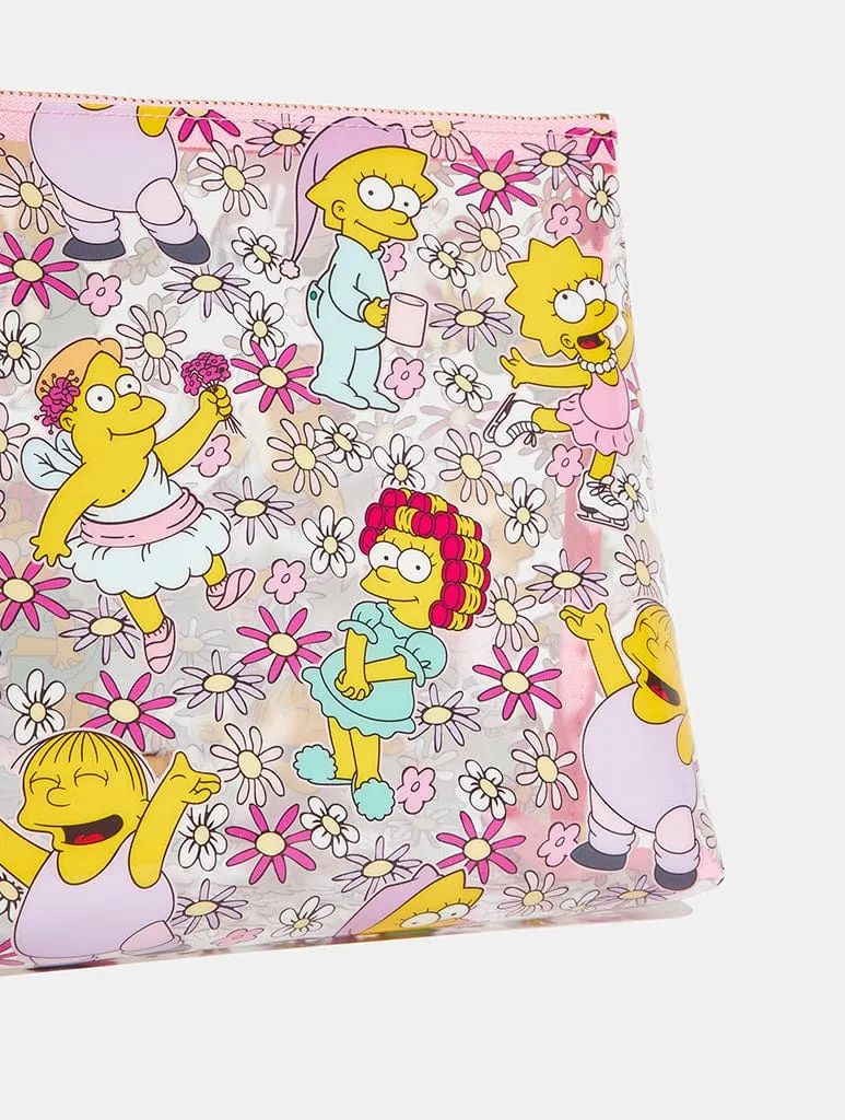 The Simpsons x Skinnydip Nerdy Floral Wash Bag sold by Skinnydip London product image thumbnail 4