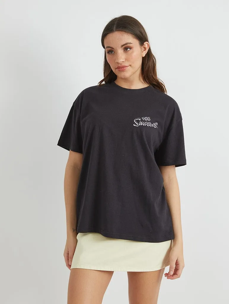 The Simpsons The Bullies T-Shirt in Black sold by Skinnydip London product image thumbnail 2