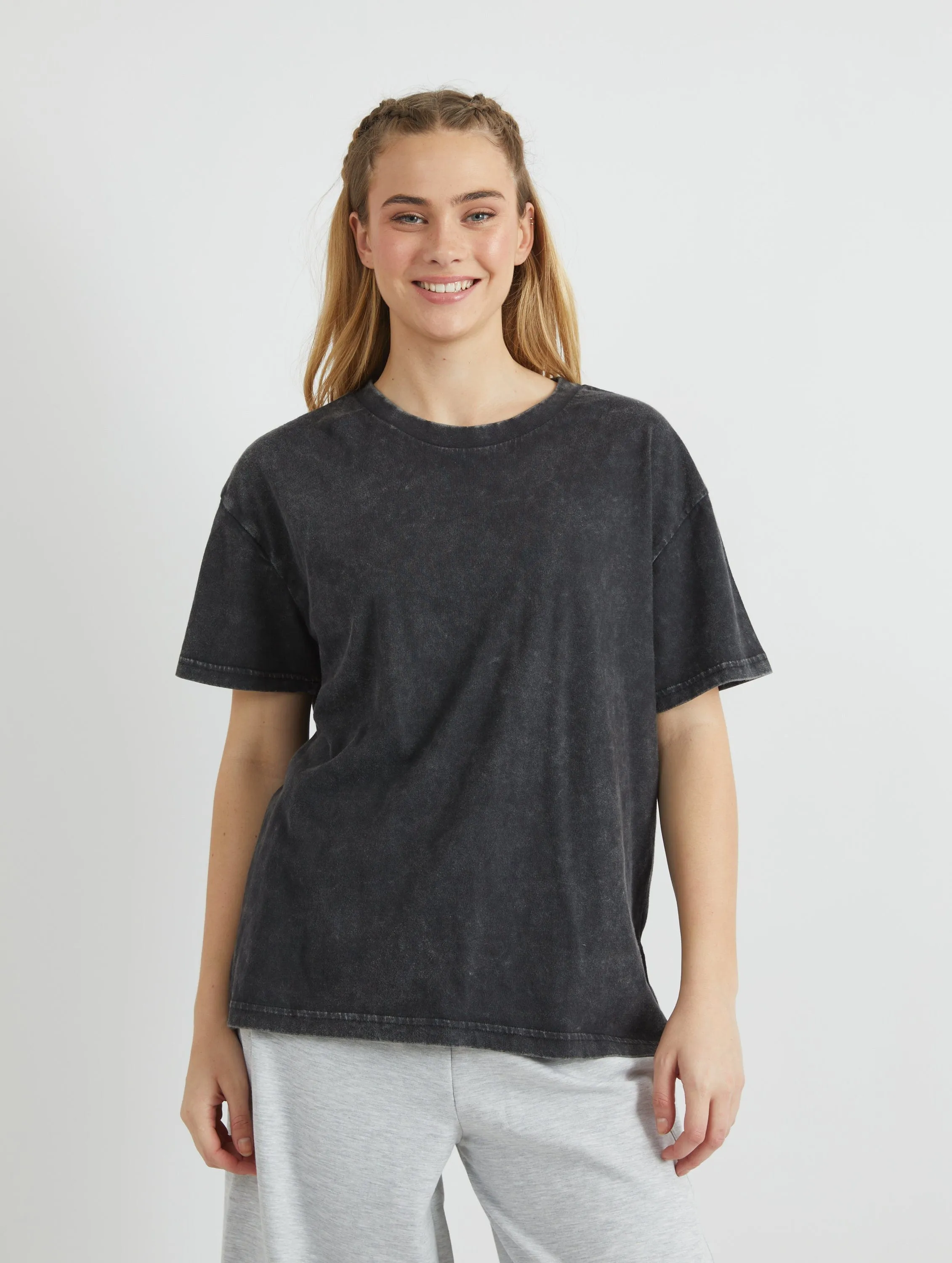 Kisses T-Shirt in Acid Wash sold by Skinnydip London product image thumbnail 2