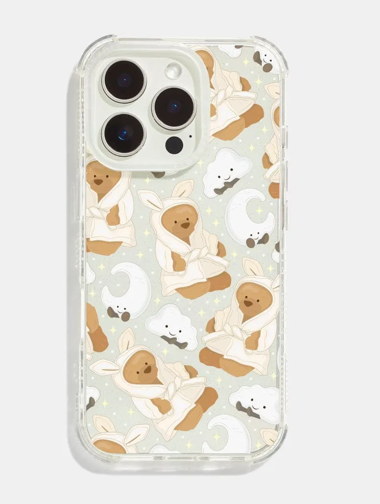 Bedtime Bear Shock iPhone Case sold by Skinnydip London