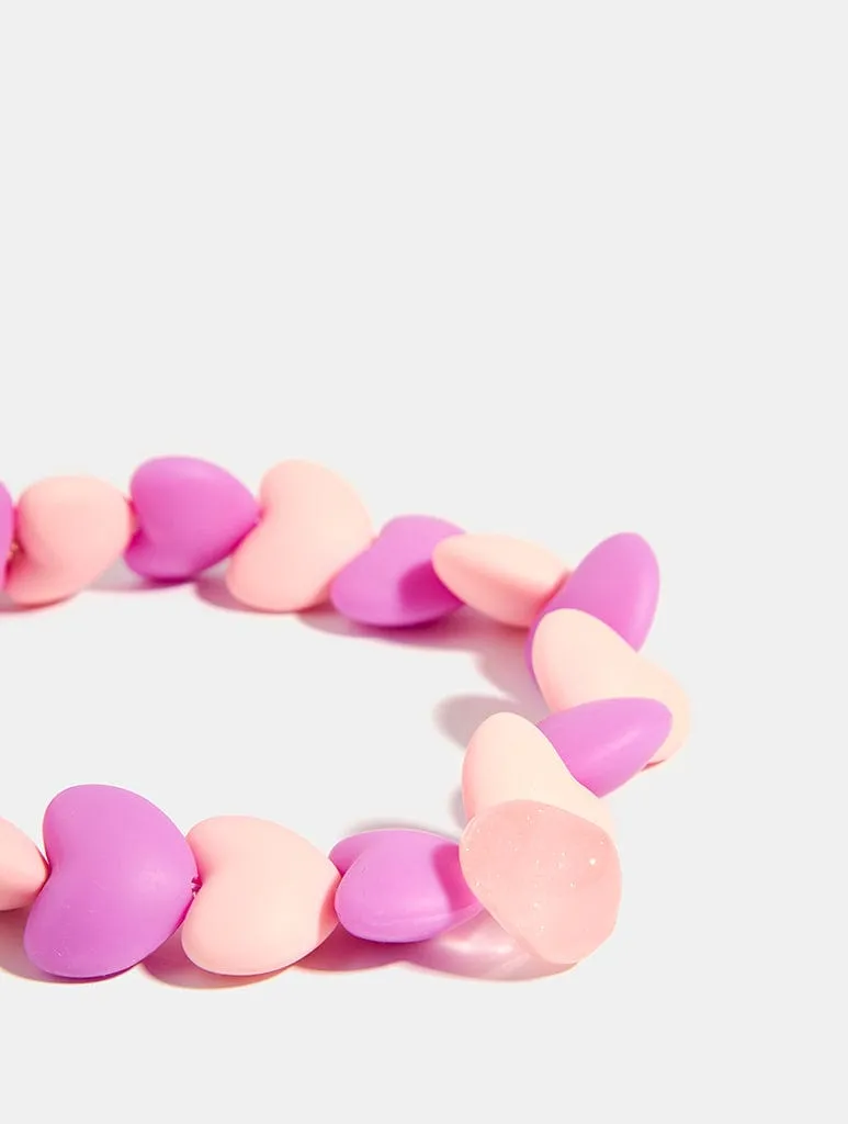 Y2K Heart Beaded Phone Strap sold by Skinnydip London product image thumbnail 3