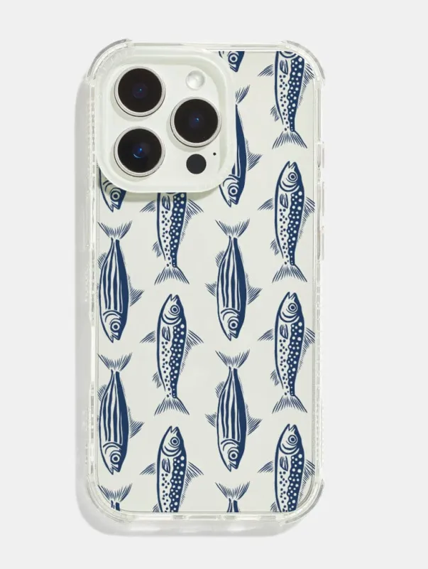 Blue Fish Shock iPhone Case sold by Skinnydip London