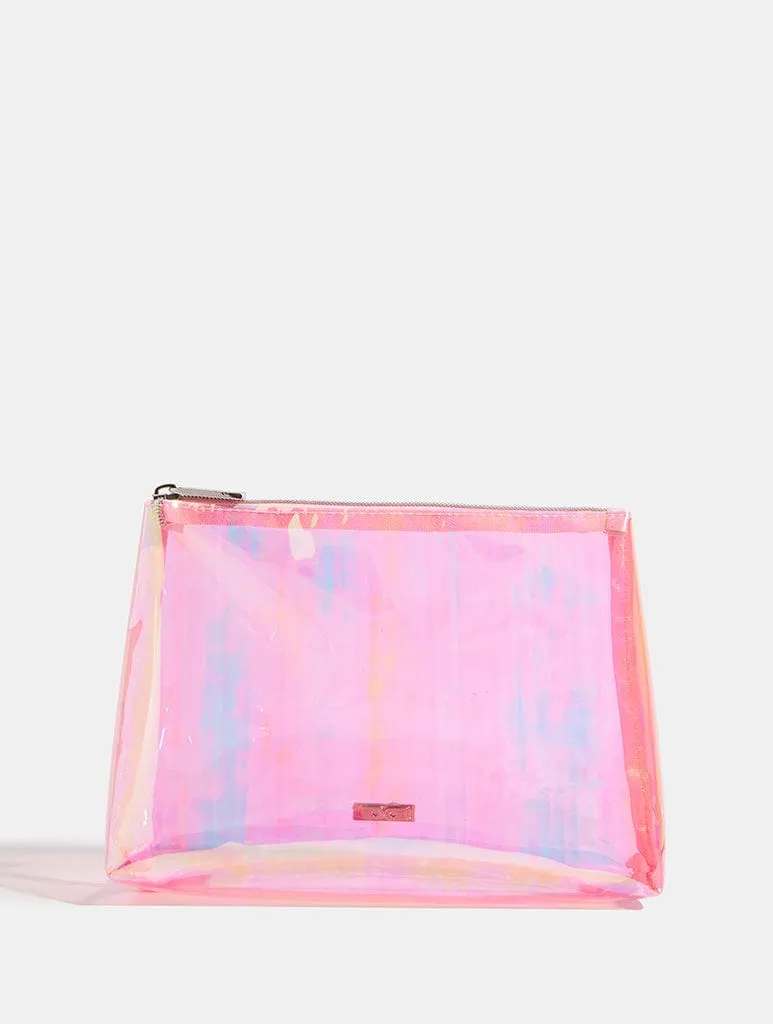 Holographic Large Wash Bag sold by Skinnydip London