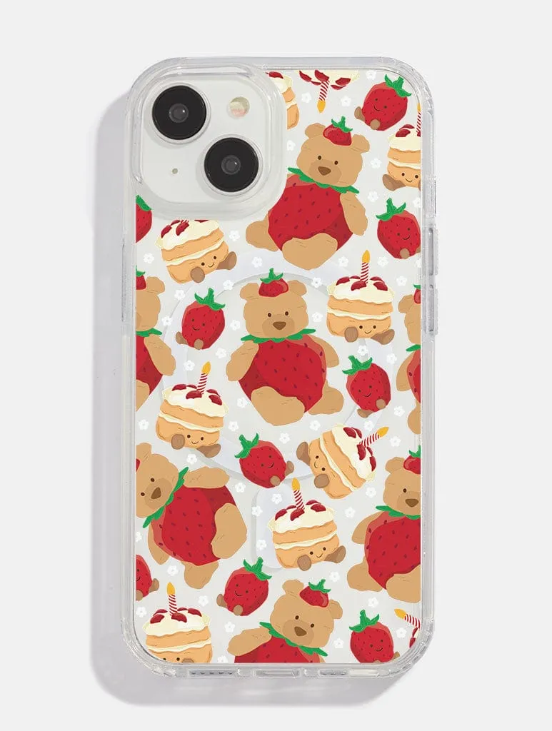 Strawberry Bear MagSafe iPhone Case sold by Skinnydip London