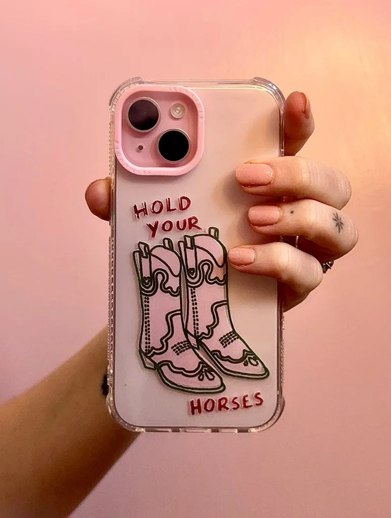 Hand And Palm x Skinnydip Hold Your Horses Shock iPhone Case sold by Skinnydip London product image thumbnail 2