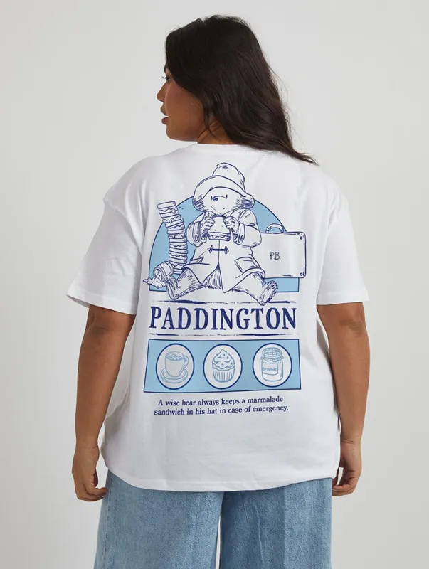 Paddington Food T-Shirt in Ecru sold by Skinnydip London