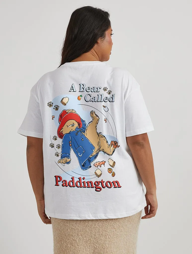 Paddington Bear Marmalade T-Shirt in Ecru sold by Skinnydip London