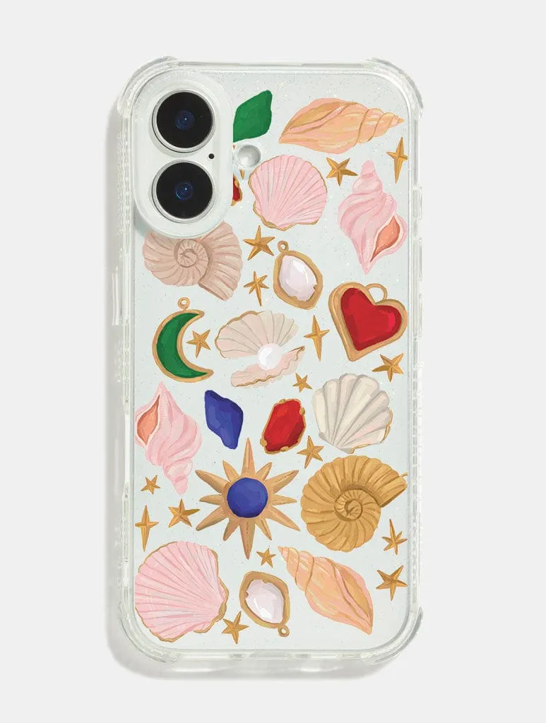 Elizabeth Rachael x Skinnydip Cosmic Shells Shock iPhone Case sold by Skinnydip London