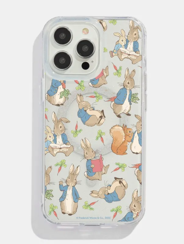 Peter Rabbit x Skinnydip Book Glitter MagSafe iPhone Case sold by Skinnydip London