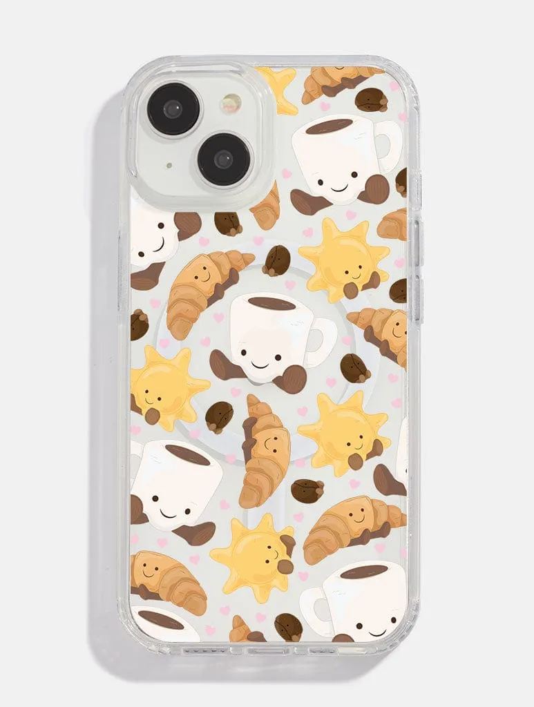Morning Coffee & Croissants MagSafe iPhone Case sold by Skinnydip London