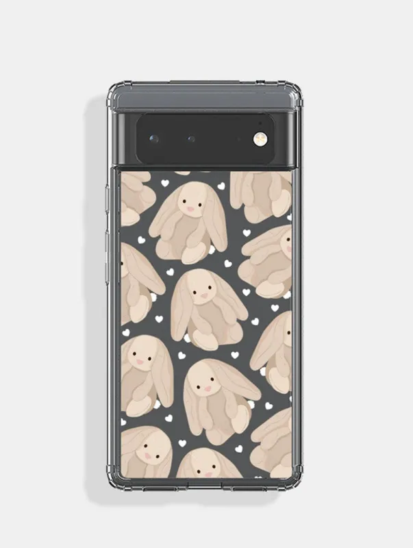 Beige Bunny Google Pixel Case sold by Skinnydip London
