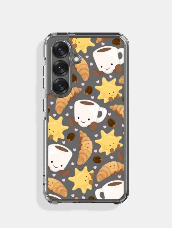 Morning Coffee and Croissants Samsung Case sold by Skinnydip London