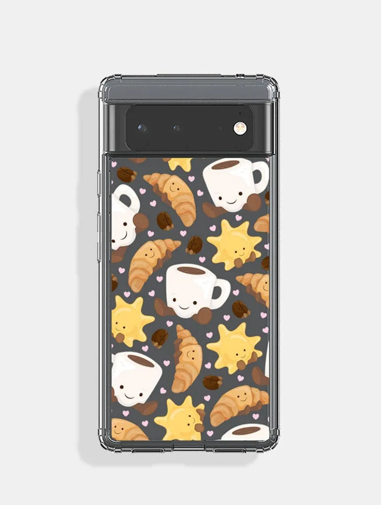Morning Coffee and Croissants Google Pixel Case sold by Skinnydip London