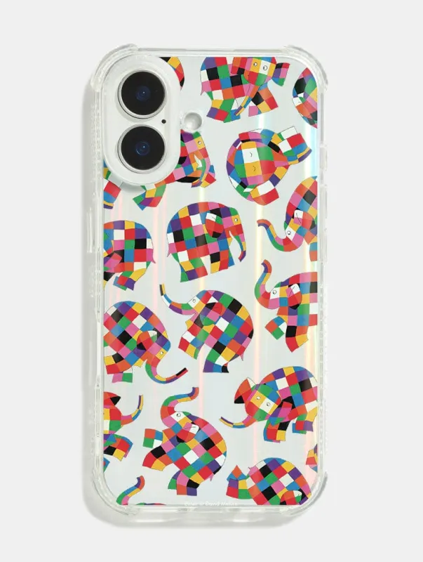 Elmer Repeat Shock iPhone Case sold by Skinnydip London