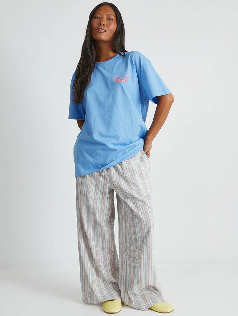 Dont Be Bitter Blue T-Shirt sold by Skinnydip London product image thumbnail 5