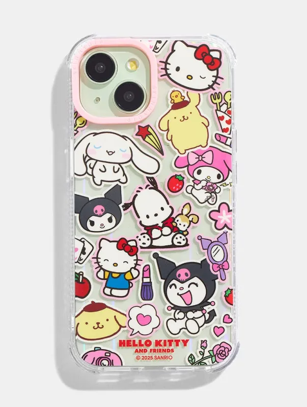 Hello Kitty And Friends Sticker Shock iPhone Case sold by Skinnydip London