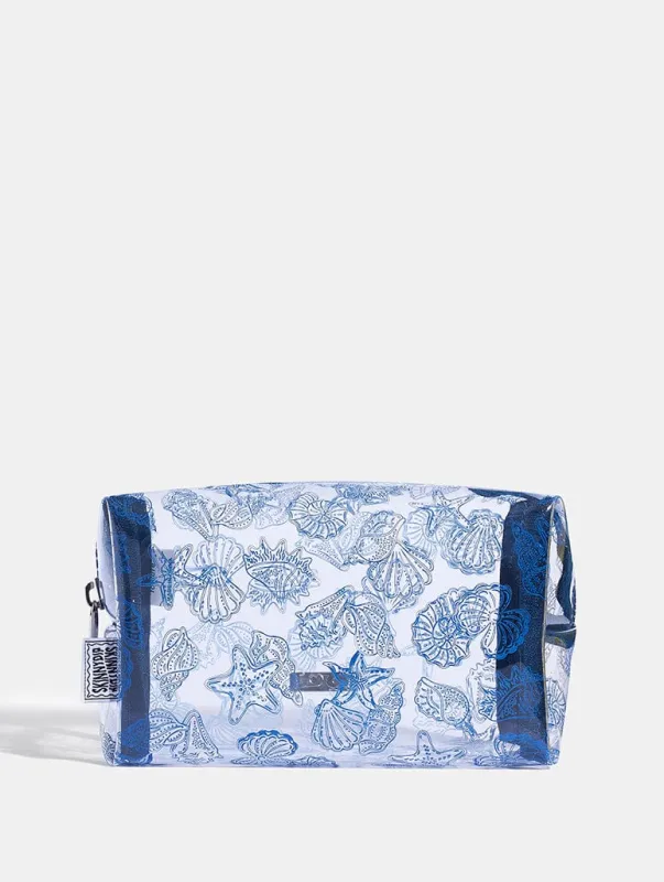 Sea Shells Makeup Bag sold by Skinnydip London
