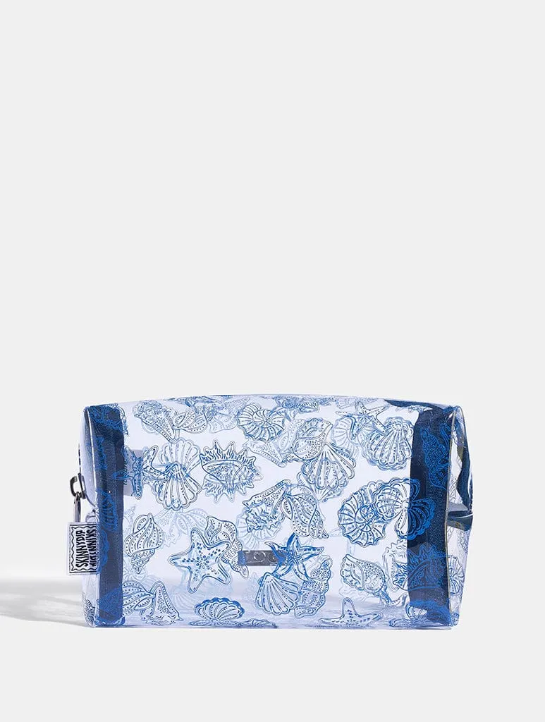 Sea Shells Makeup Bag sold by Skinnydip London