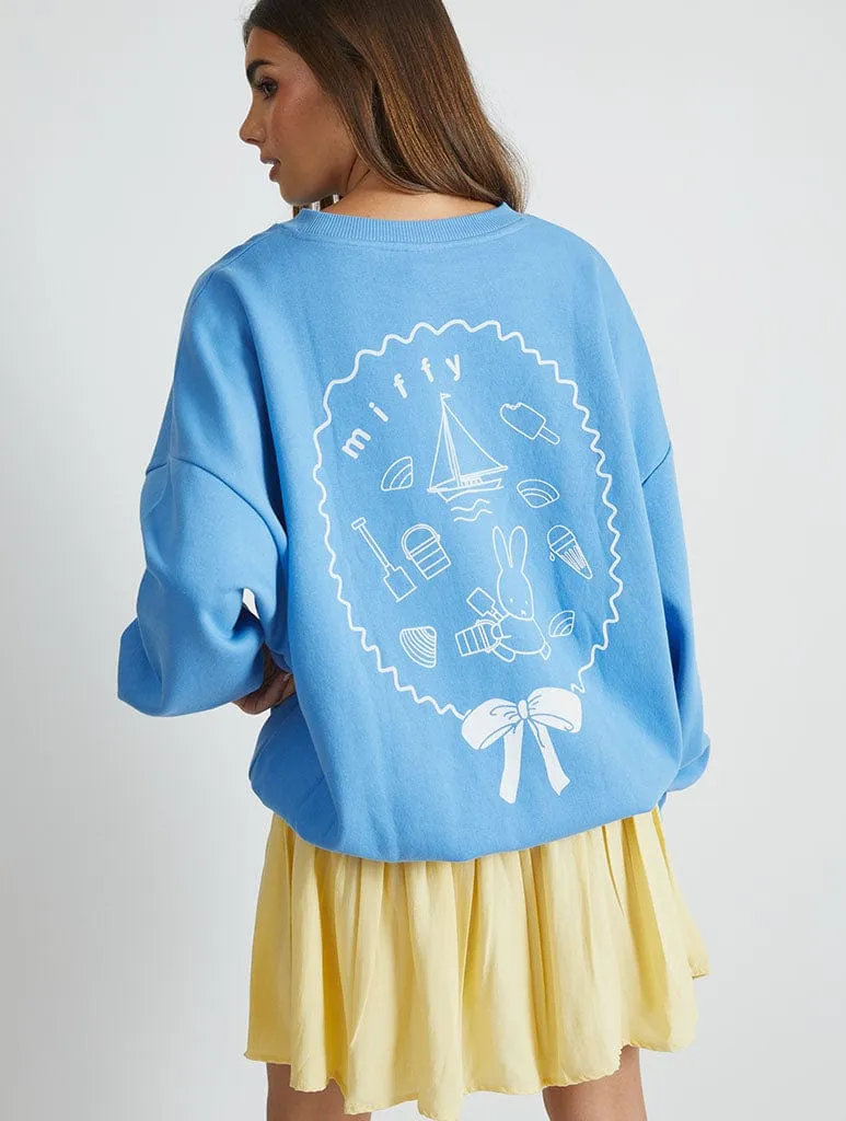 Miffy Seaside Outline Sweatshirt sold by Skinnydip London