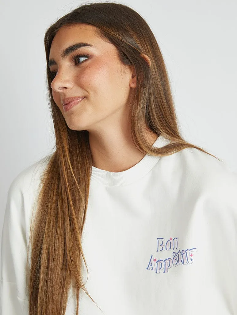 Bon Appetit Sweatshirt sold by Skinnydip London product image thumbnail 2